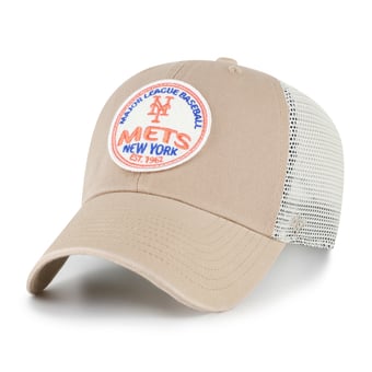 Men's '47  Khaki New York Mets Clean Up Adjustable Hat