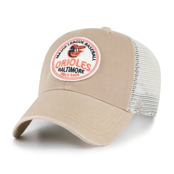 Men's '47  Khaki Baltimore Orioles Clean Up Adjustable Hat