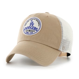 Men's '47  Khaki Los Angeles Dodgers Clean Up Adjustable Hat