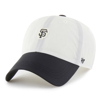 Unisex '47 White/Black San Francisco Giants Modernia Clean Up Adjustable Hat