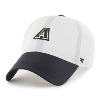 Unisex '47 White/Black Arizona Diamondbacks Modernia Clean Up Adjustable Hat