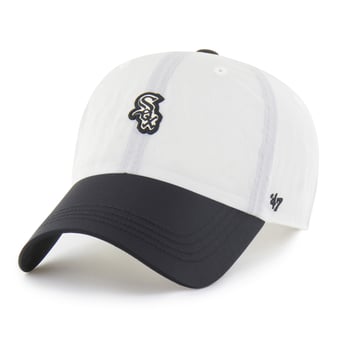 Unisex '47 White/Black Chicago White Sox Modernia Clean Up Adjustable Hat