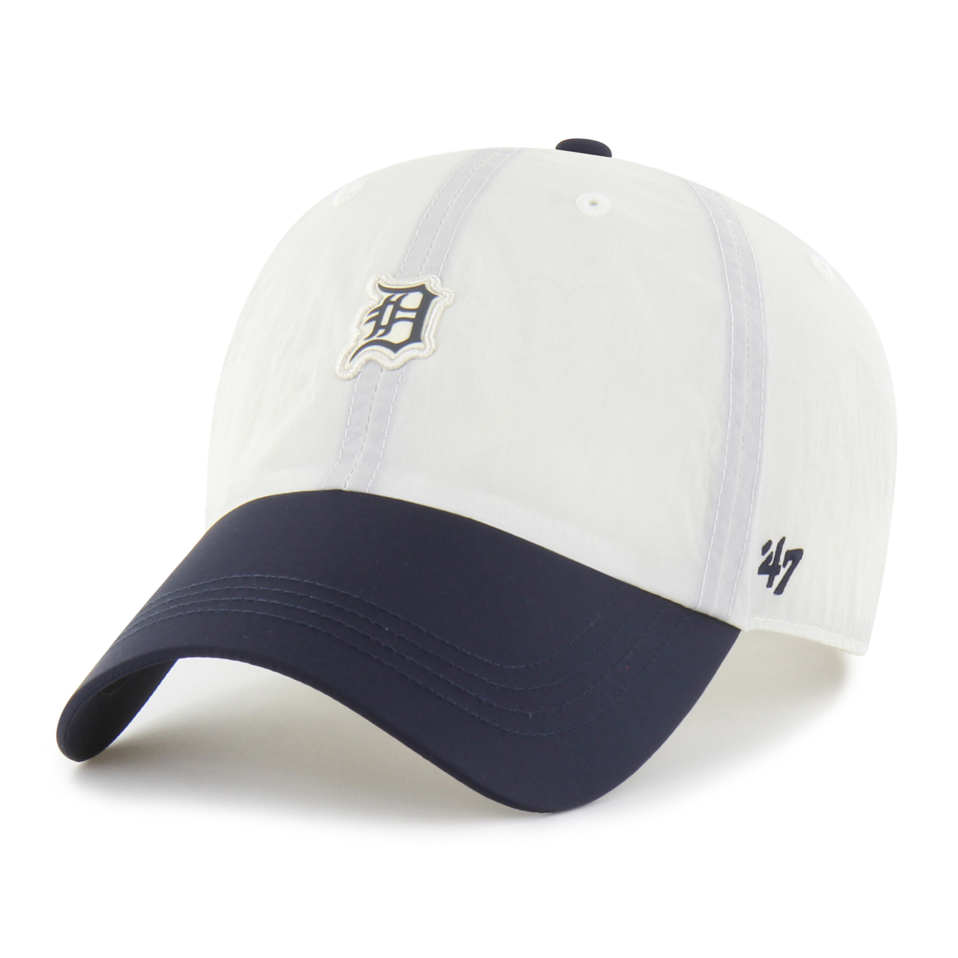 Unisex '47 White/Navy Detroit Tigers Modernia Clean Up Adjustable Hat
