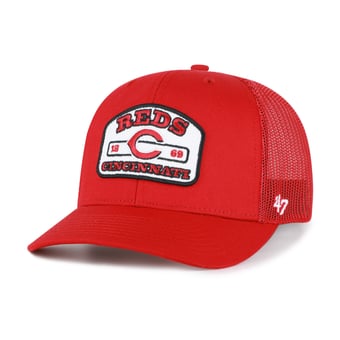 Men's '47  Red Cincinnati Reds Roadway Trucker Snapback Hat