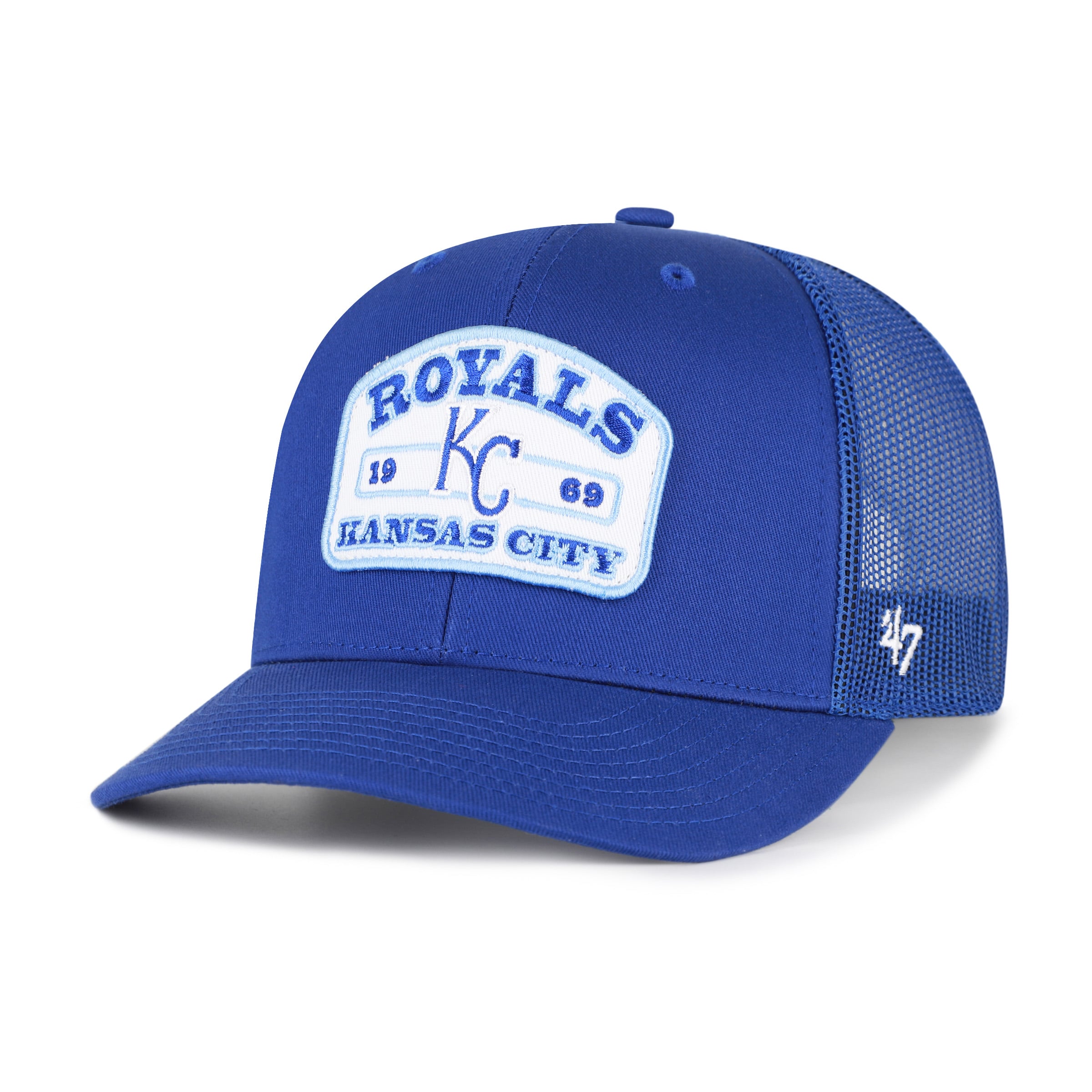 Men's '47 Royal Kansas City Royals Roadway Trucker Adjustable Hat