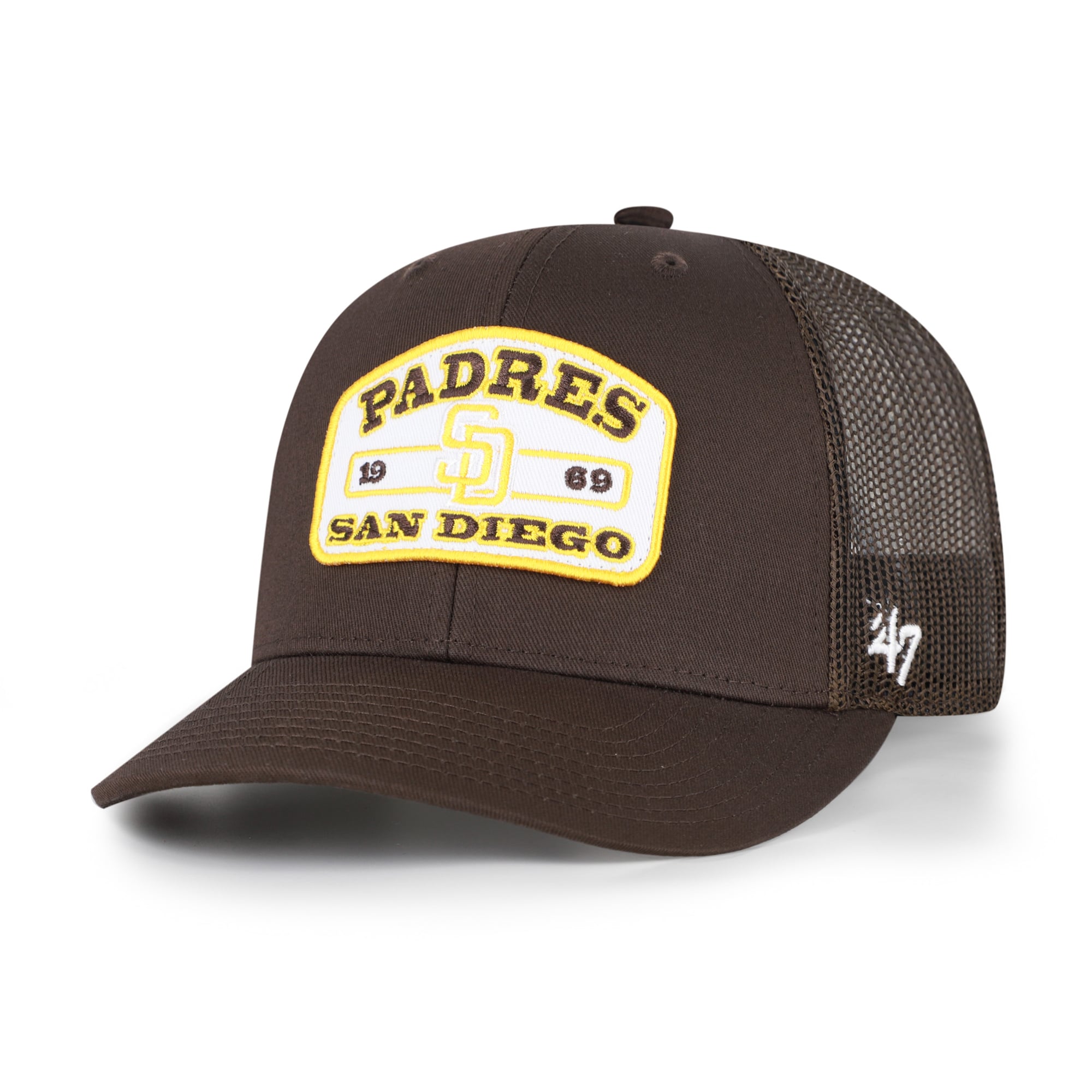 Men's '47  Brown San Diego Padres Roadway Trucker Snapback Hat