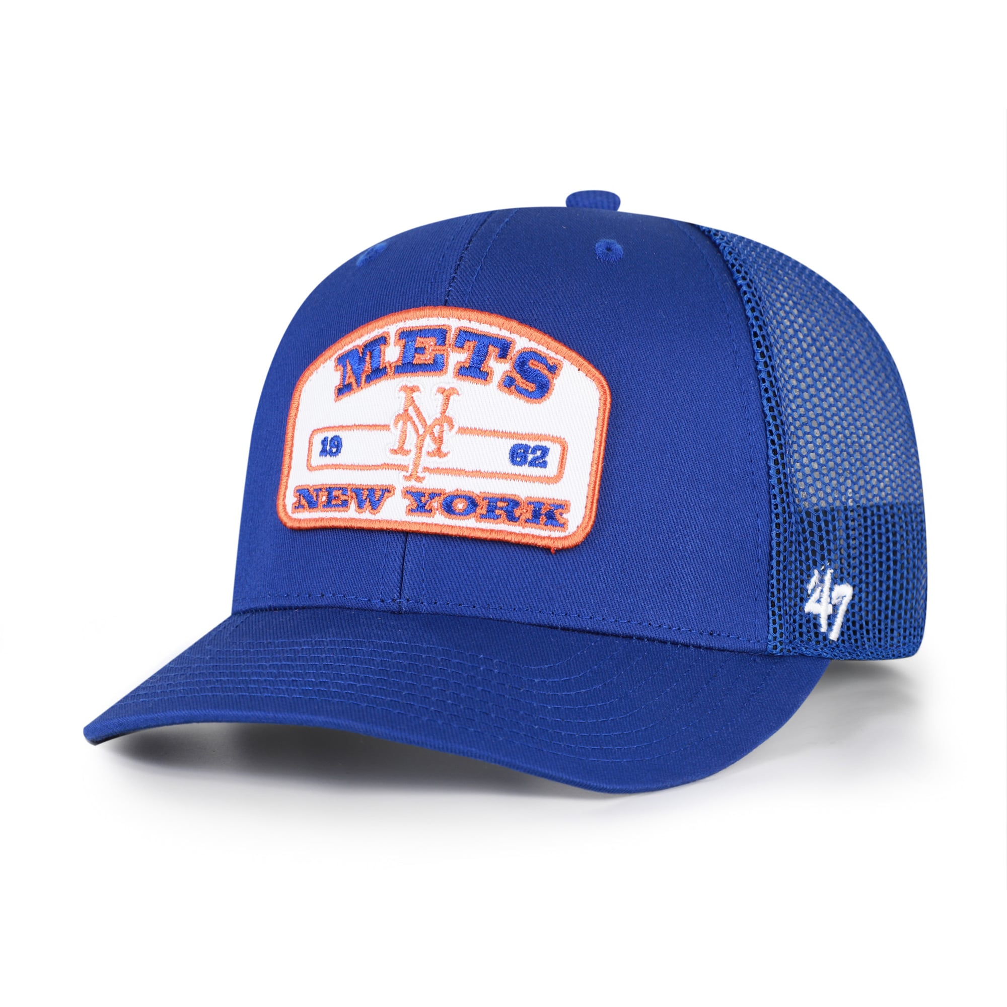 Men's '47  Royal New York Mets Roadway Trucker Snapback Hat