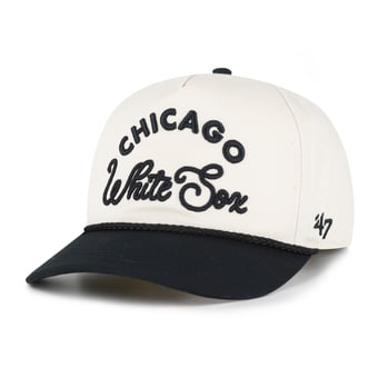 Unisex '47 Natural/Black Chicago White Sox Rope Script Hitch Adjustable Hat