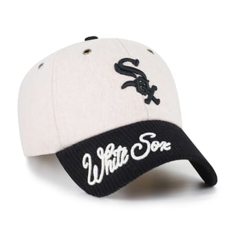 Women's '47 Natural Chicago White Sox Rope Script Clean Up Adjustable Hat