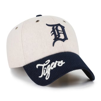 Women's '47 Natural/Navy Detroit Tigers Rope Script Clean Up Adjustable Hat