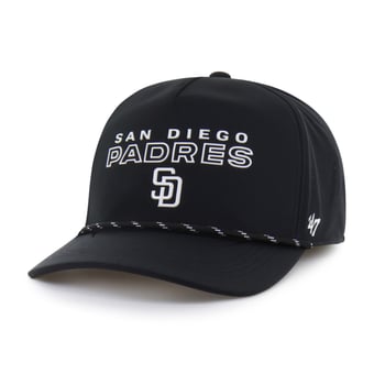 Men's '47 Black San Diego Padres Vault Hitch Snapback Hat