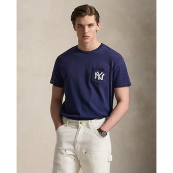 Polo Ralph Lauren  Navy Yankees Cotton T-Shirt
