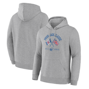 Men's Gray Kansas Jayhawks 2026 Union Jack Classic Hoodie