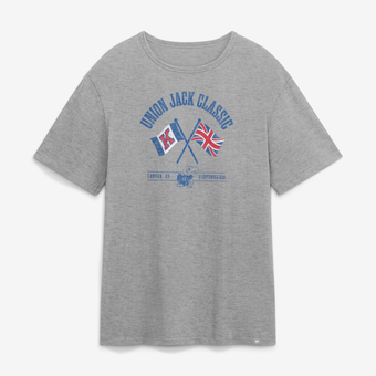 Men's Gray Kansas Jayhawks 2026 Union Jack Classic T-Shirt