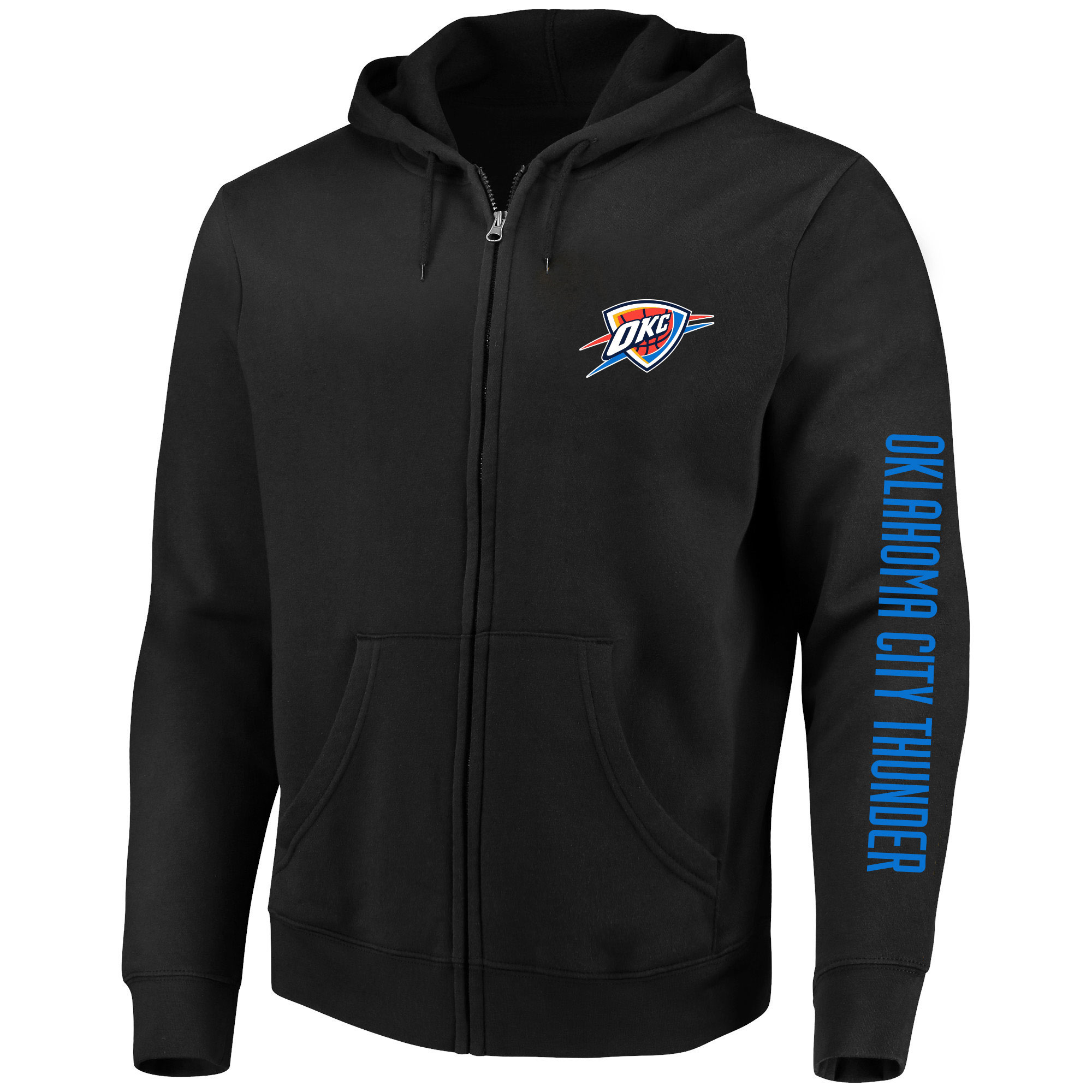 Men's Fanatics Shai Gilgeous-Alexander Black Oklahoma City Thunder Big & Tall Full-Zip Hoodie
