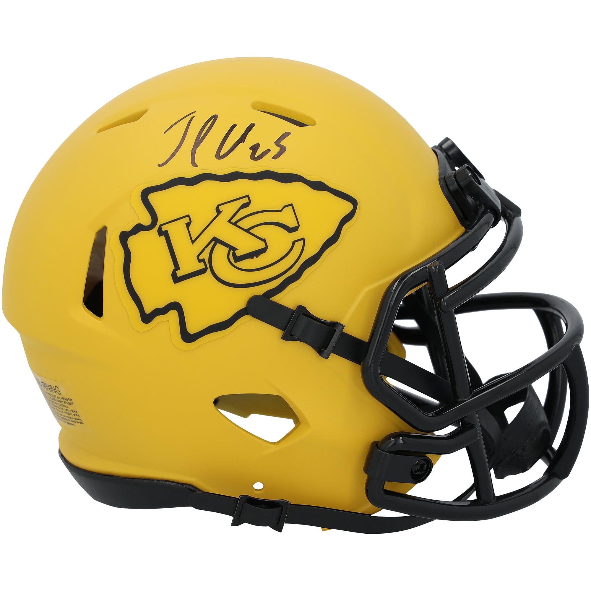 Jamaal Charles Kansas City Chiefs Autographed Riddell Rave Speed Mini Helmet
