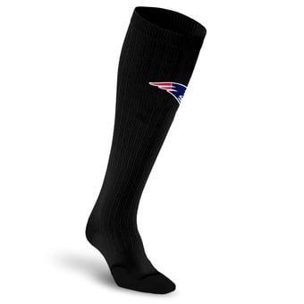 Unisex PRO Compression Black New England Patriots Over-the-Calf Medium Graduated Compression Socks