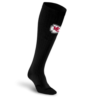 Unisex PRO Compression Black Kansas City Chiefs Over-the-Calf Medium Graduated Compression Socks