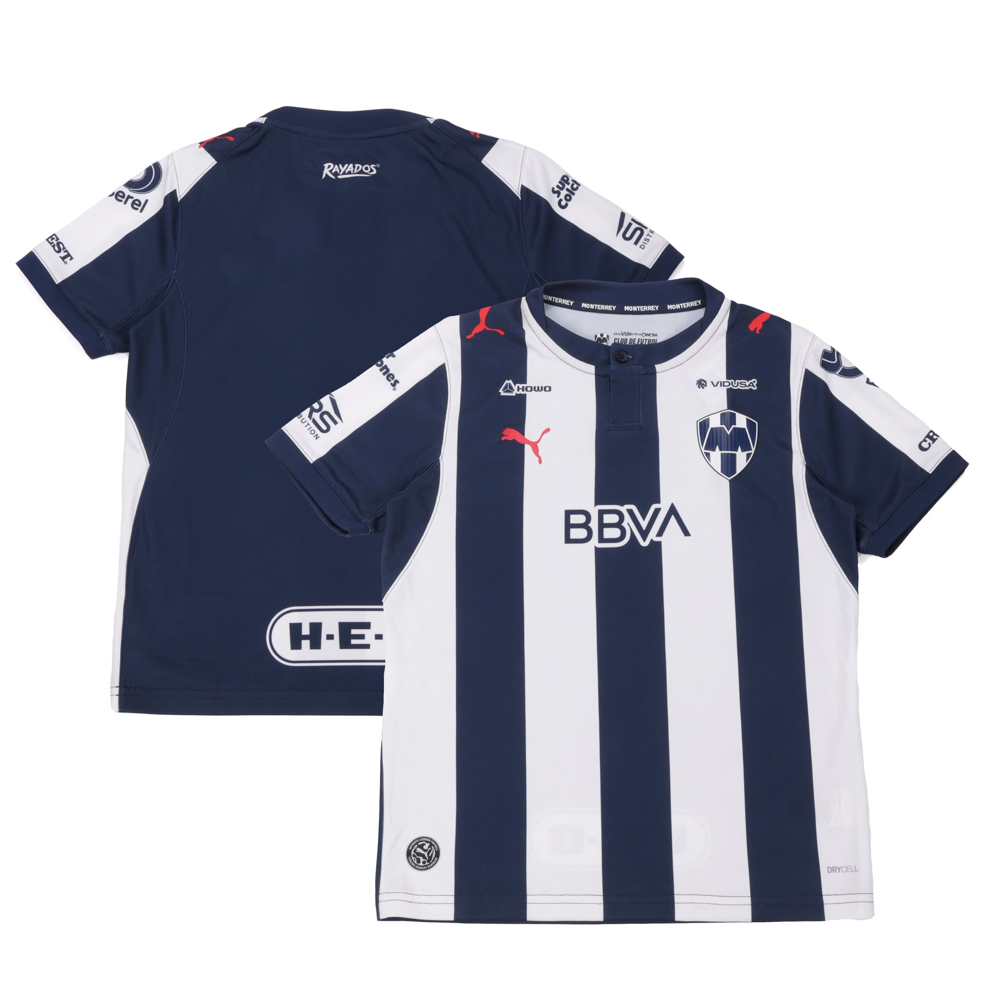Youth Puma  Navy CF Monterrey 2026/27 Home Replica Jersey