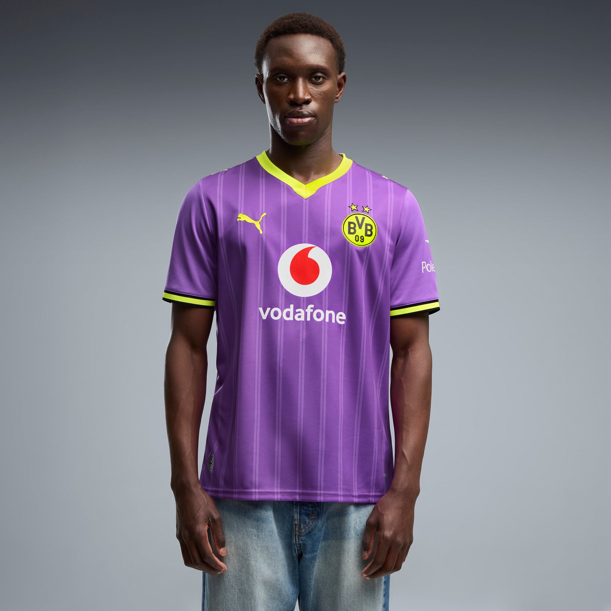 Men's Puma Purple Borussia Dortmund 2026/27 Third Replica Jersey