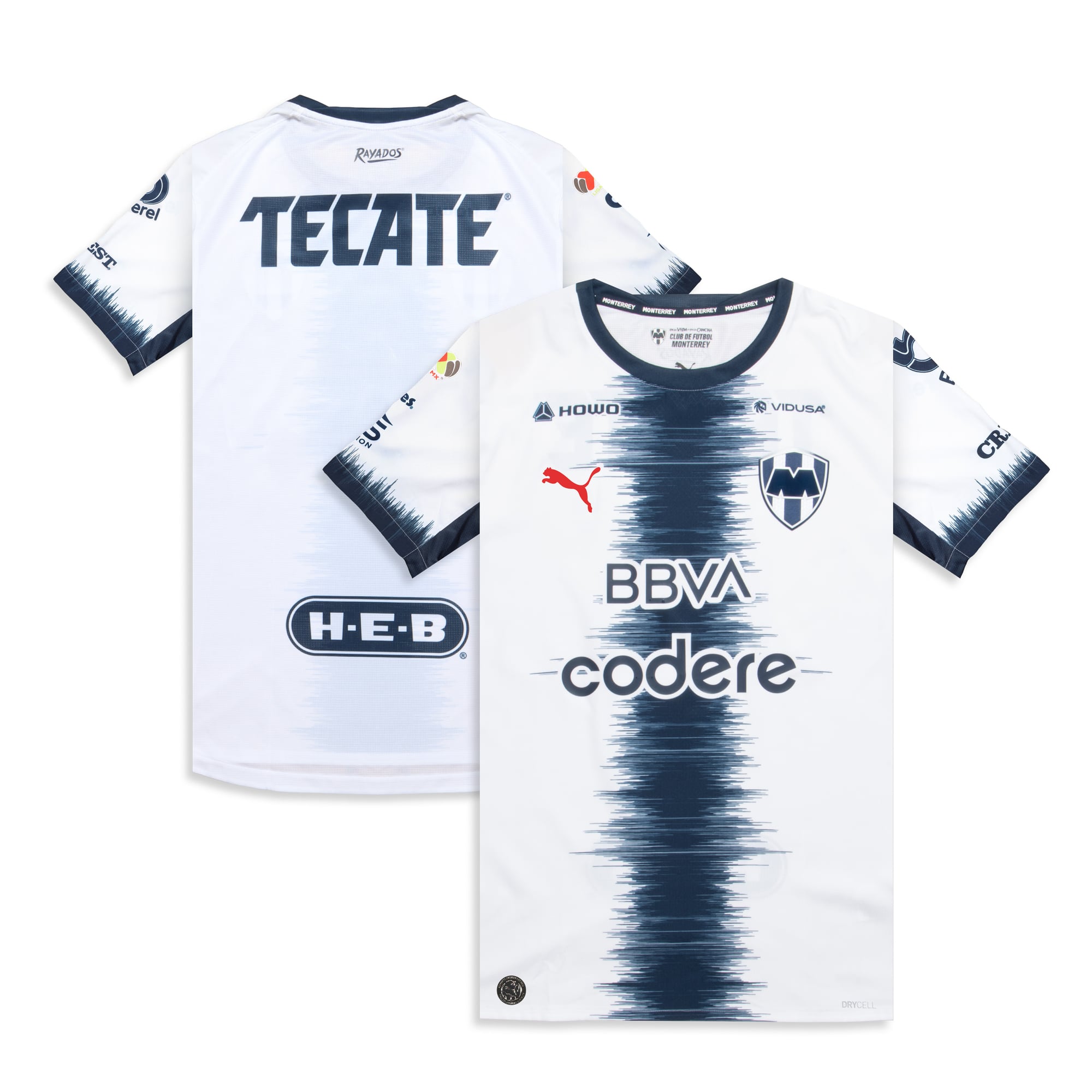 Men's Puma  White CF Monterrey 2026/27 Away Replica Jersey