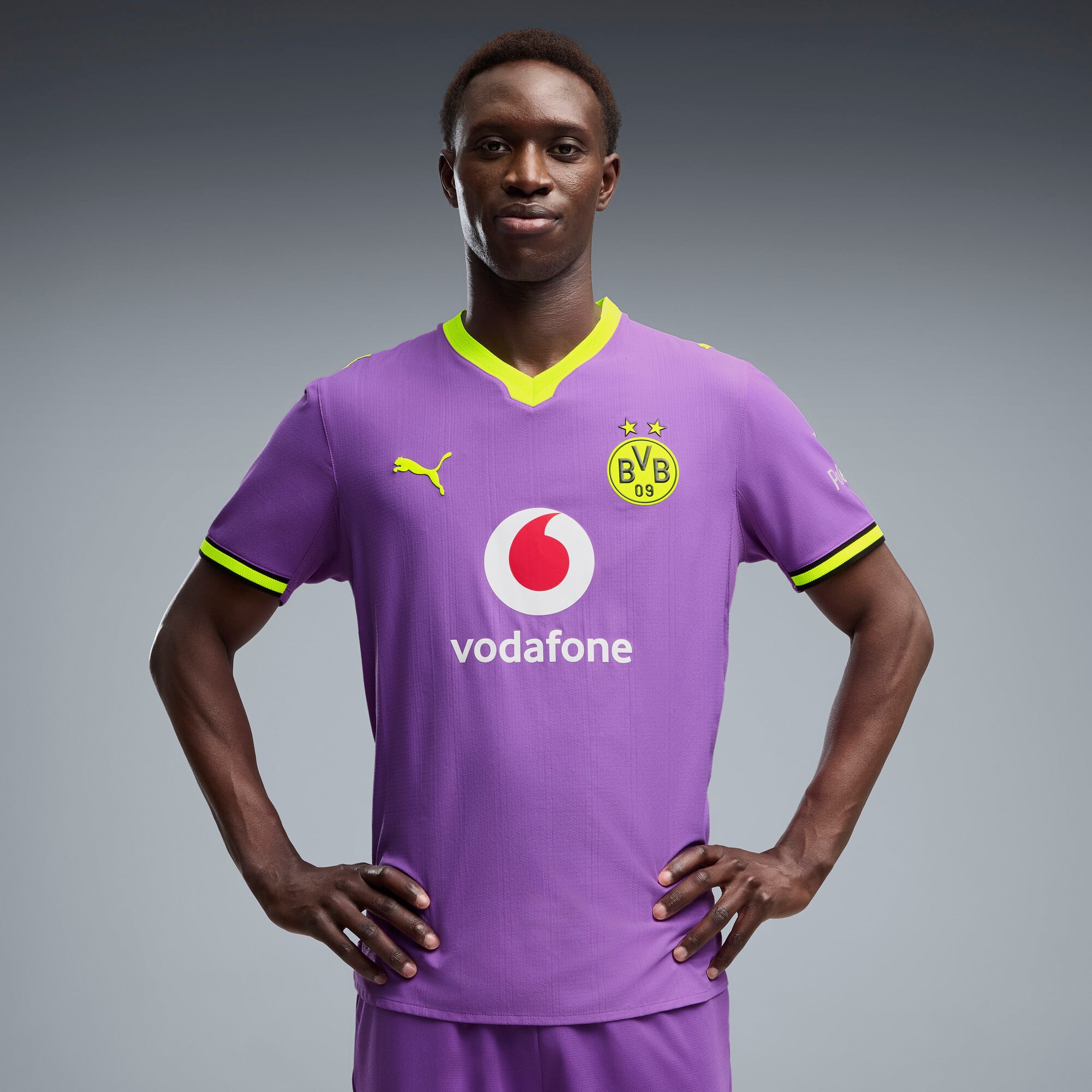 Men's Puma  Purple Borussia Dortmund 2026/27 Third Authentic Jersey