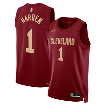 Unisex Nike James Harden Wine Cleveland Cavaliers Swingman Jersey - Icon Edition