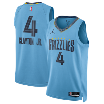 Unisex Jordan Brand Walter Clayton Jr. Light Blue Memphis Grizzlies Swingman Jersey - Statement Edition