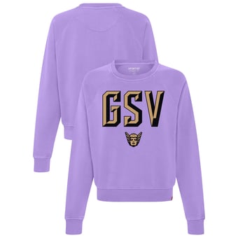 Women's Sportiqe  Violet Golden State Valkyries Ashlyn Raglan Crewneck Sweatshirt
