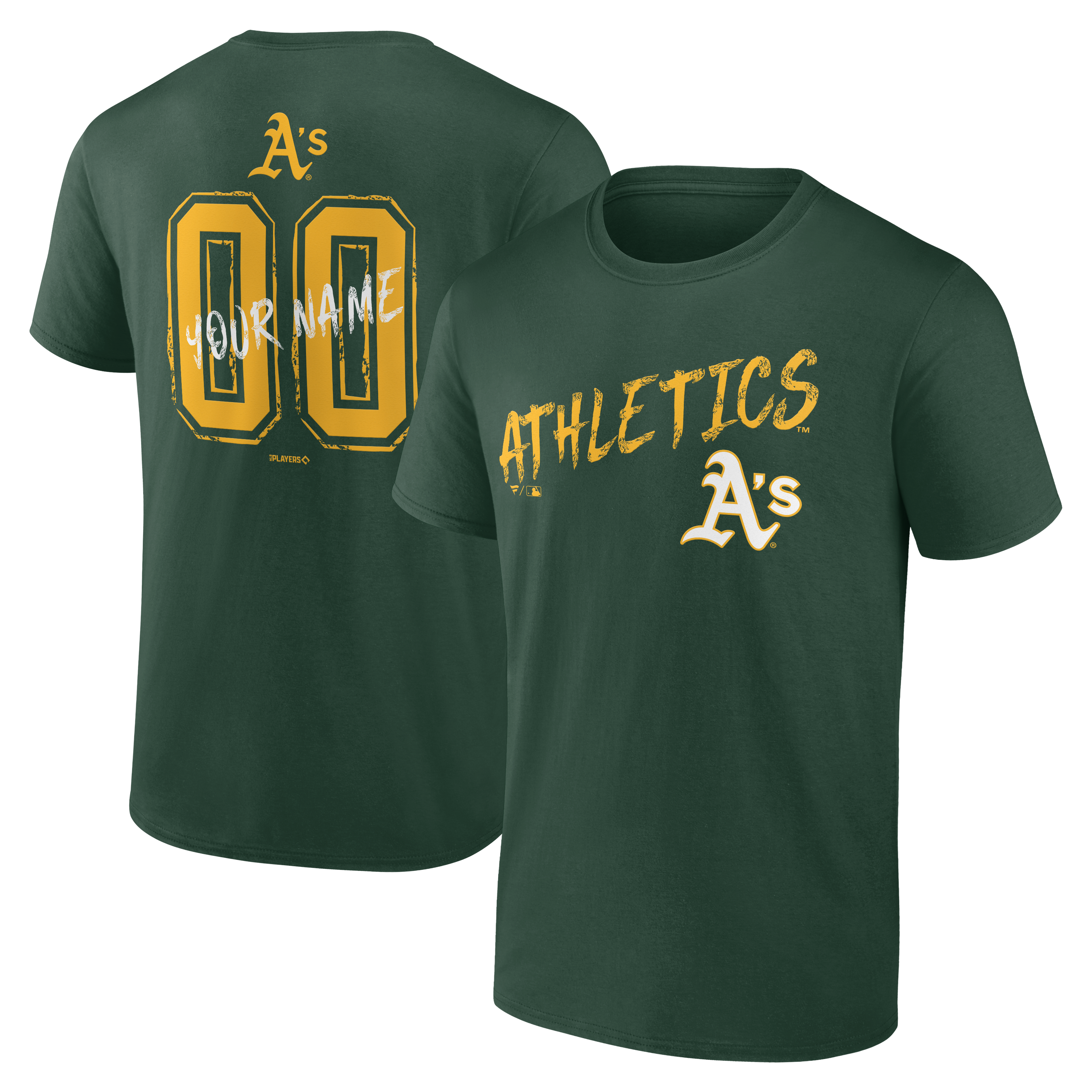Men’s Green Athletics Hustle Personalized Name & Number T-Shirt Men’s Green Athletics Hustle Personalized Name & Number T-Shirt
