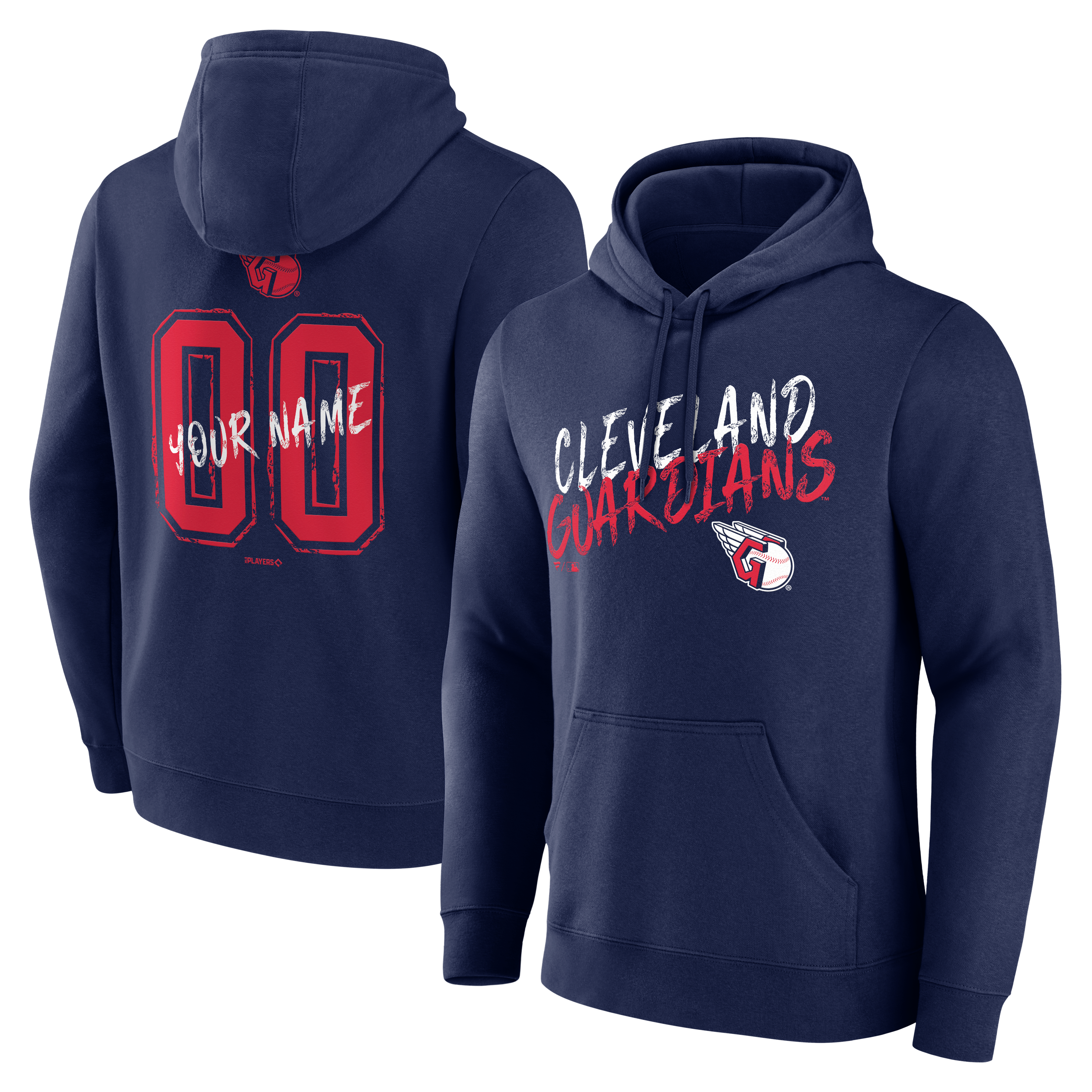 Men’s Navy Cleveland Guardians Hustle Personalized Name & Number Hoodie Men’s Navy Cleveland Guardians Hustle Personalized Name & Number Hoodie