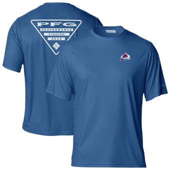 Men's  Blue Colorado Avalanche Terminal Tackle Omni-Shade T-Shirt