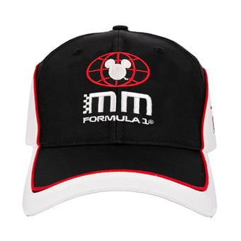 Men's  Black/White Formula 1 x Disney Race Adjustable Hat
