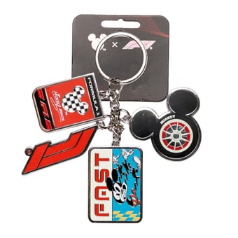 Formula 1 x Disney  Charm Keychain