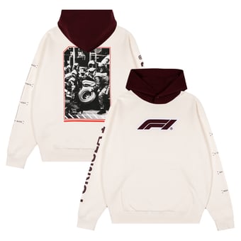 Men's White Formula 1 All Hands Hoodie