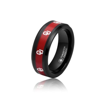 FanDrip Oklahoma Sooners Tungsten Ring