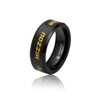 FanDrip Missouri Tigers Tungsten Ring