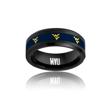 FanDrip West Virginia Mountaineers Tungsten Ring