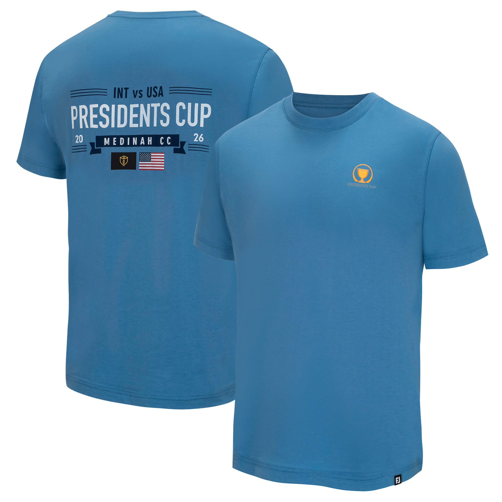 Men’s FootJoy Light Blue Presidents Cup 2026 President’s Cup T-Shirt Men’s FootJoy Light Blue Presidents Cup 2026 President’s Cup T-Shirt