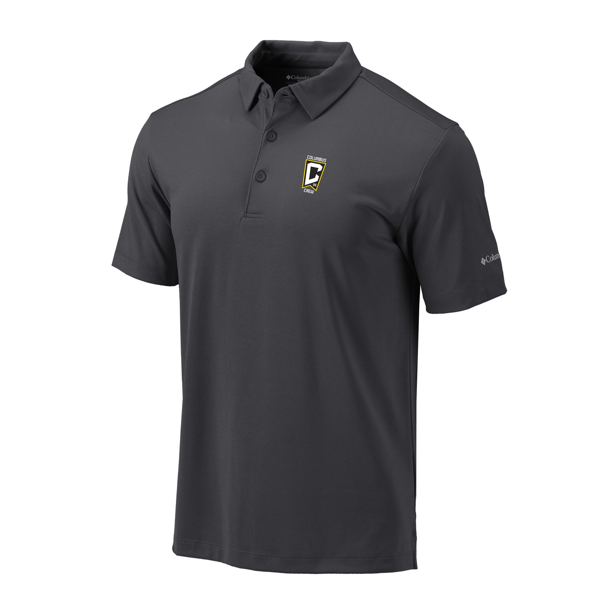 Men’s Columbia Gray Columbus Crew Omni-Wick Drive Polo Men’s Columbia Gray Columbus Crew Omni-Wick Drive Polo