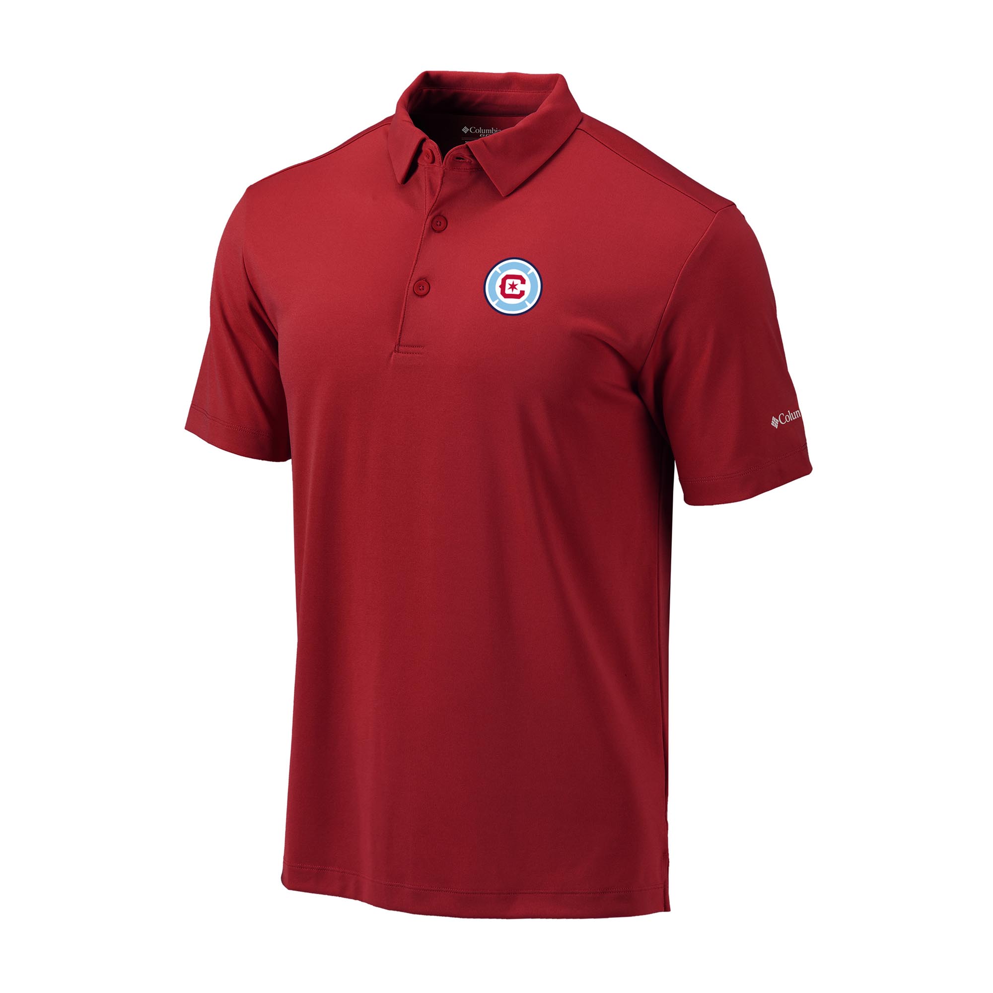 Men's Columbia Red Chicago Fire Omni-Wick Drive Polo