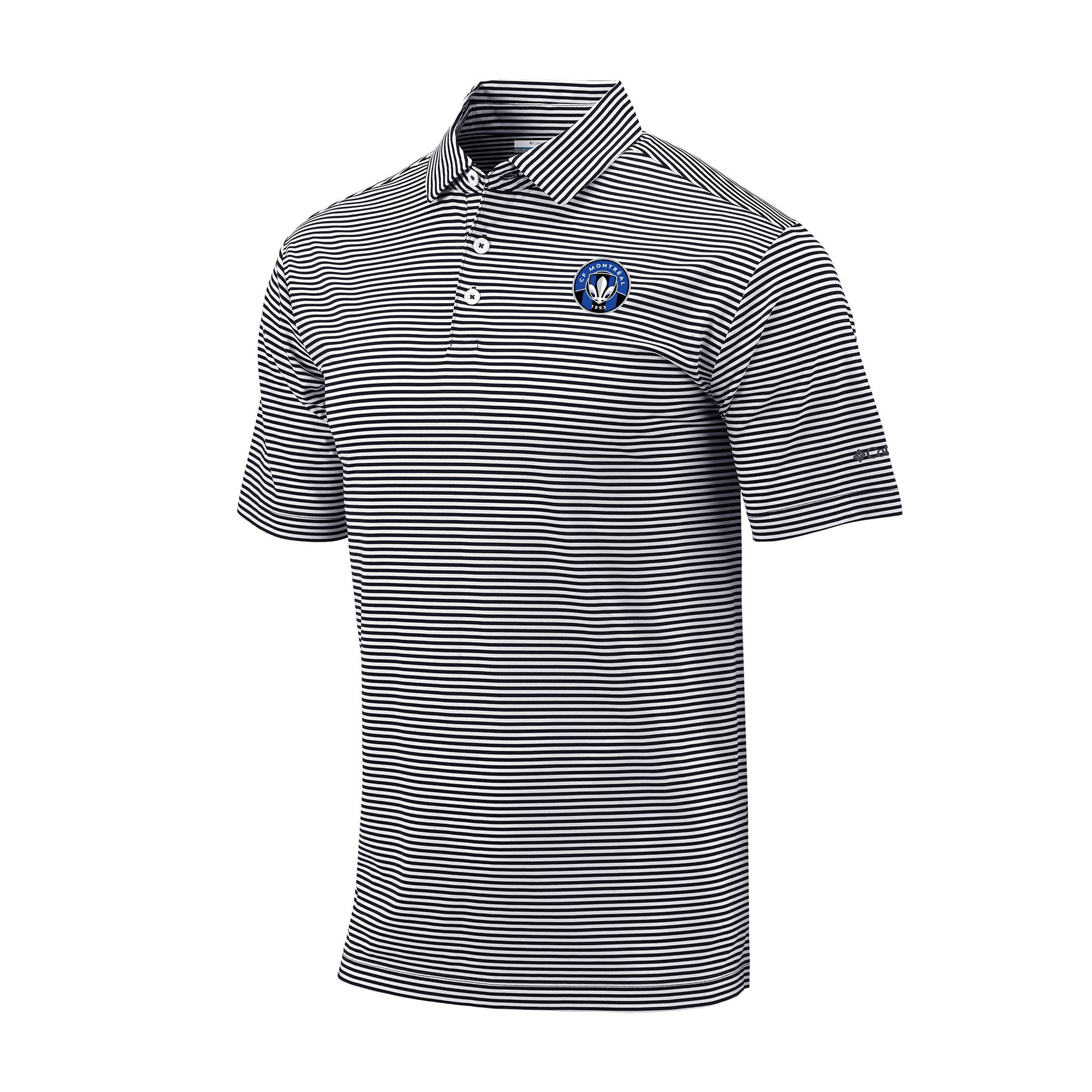 Men's Columbia Black CF Montreal Club Invite Polo