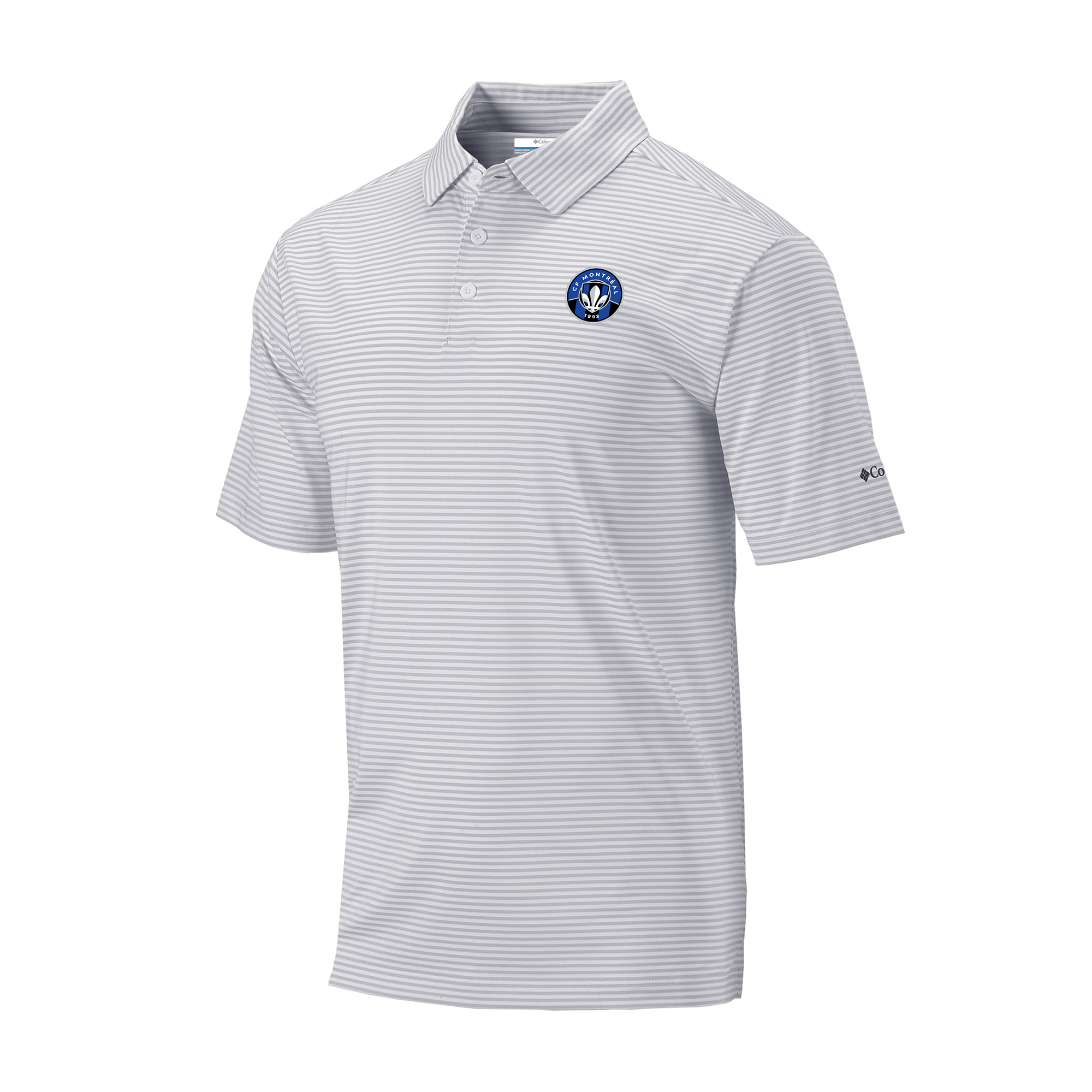 Men's Columbia White CF Montreal Club Invite Polo