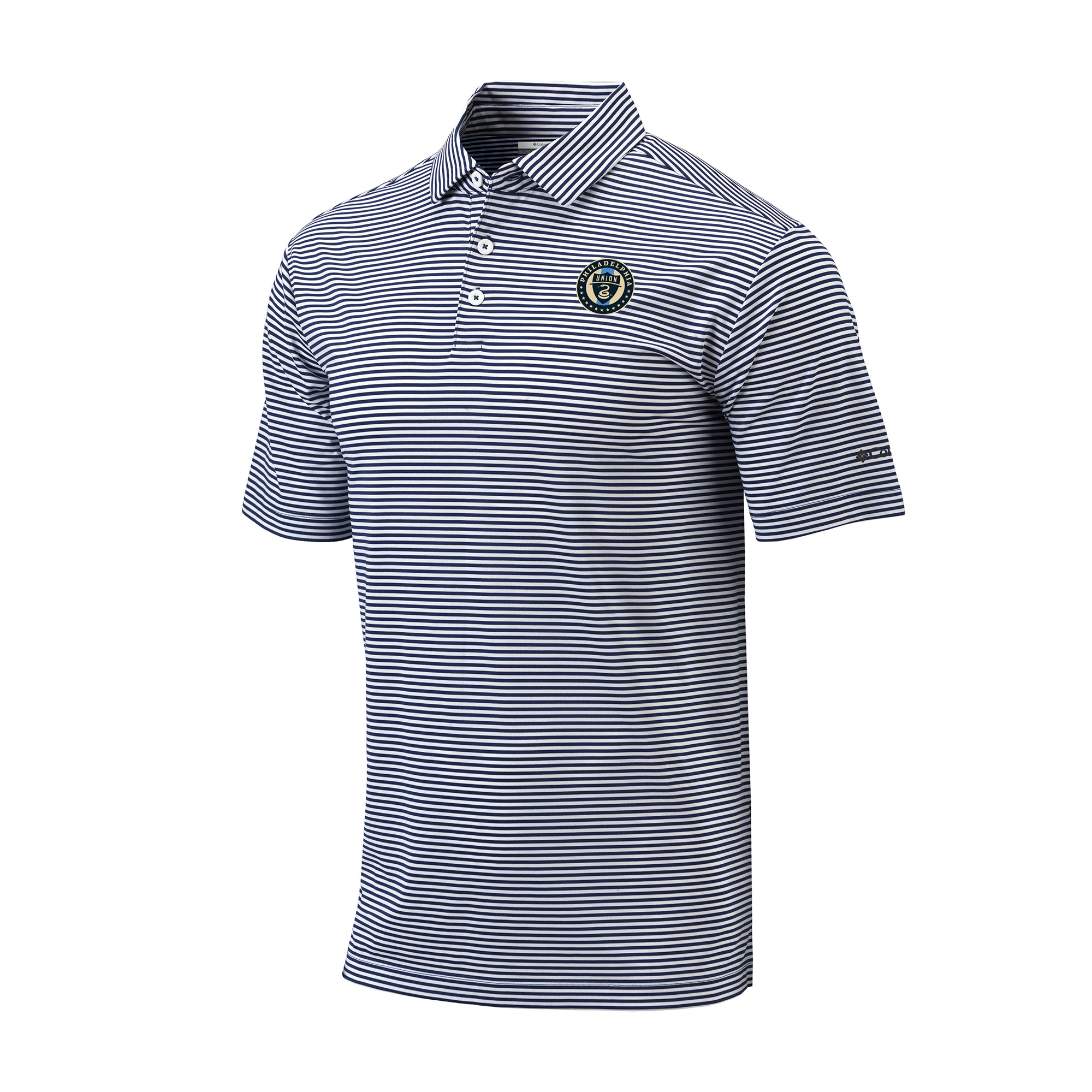Men’s Columbia Navy Philadelphia Union Club Invite Polo Men’s Columbia Navy Philadelphia Union Club Invite Polo