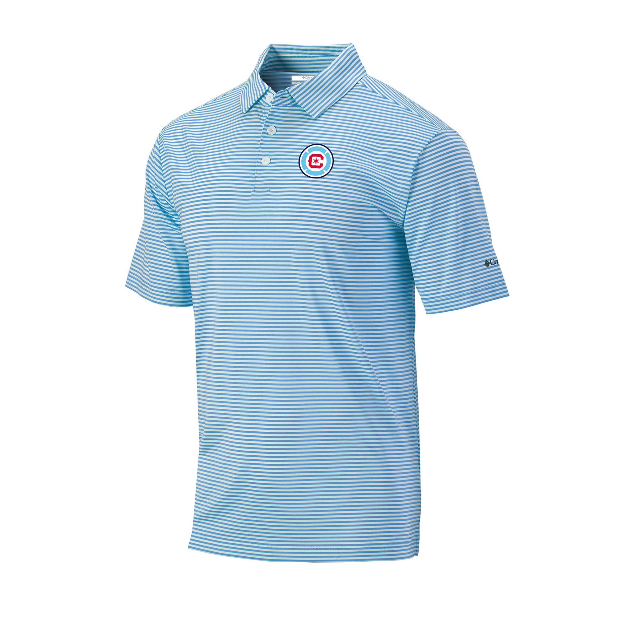 Men's Columbia Blue Chicago Fire Club Invite Polo