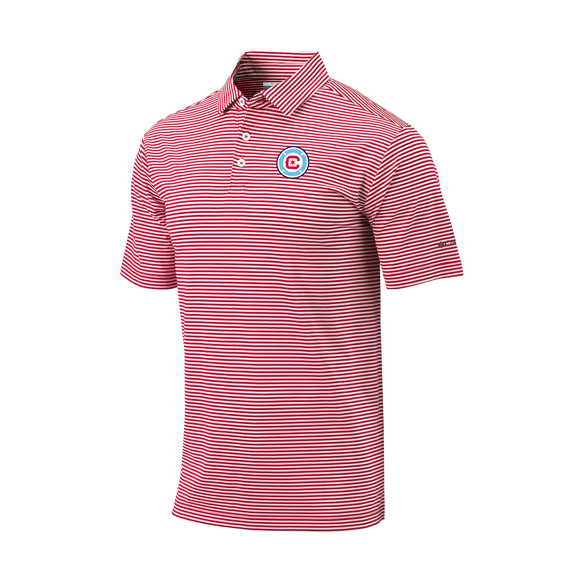 Men's Columbia Red Chicago Fire Club Invite Polo