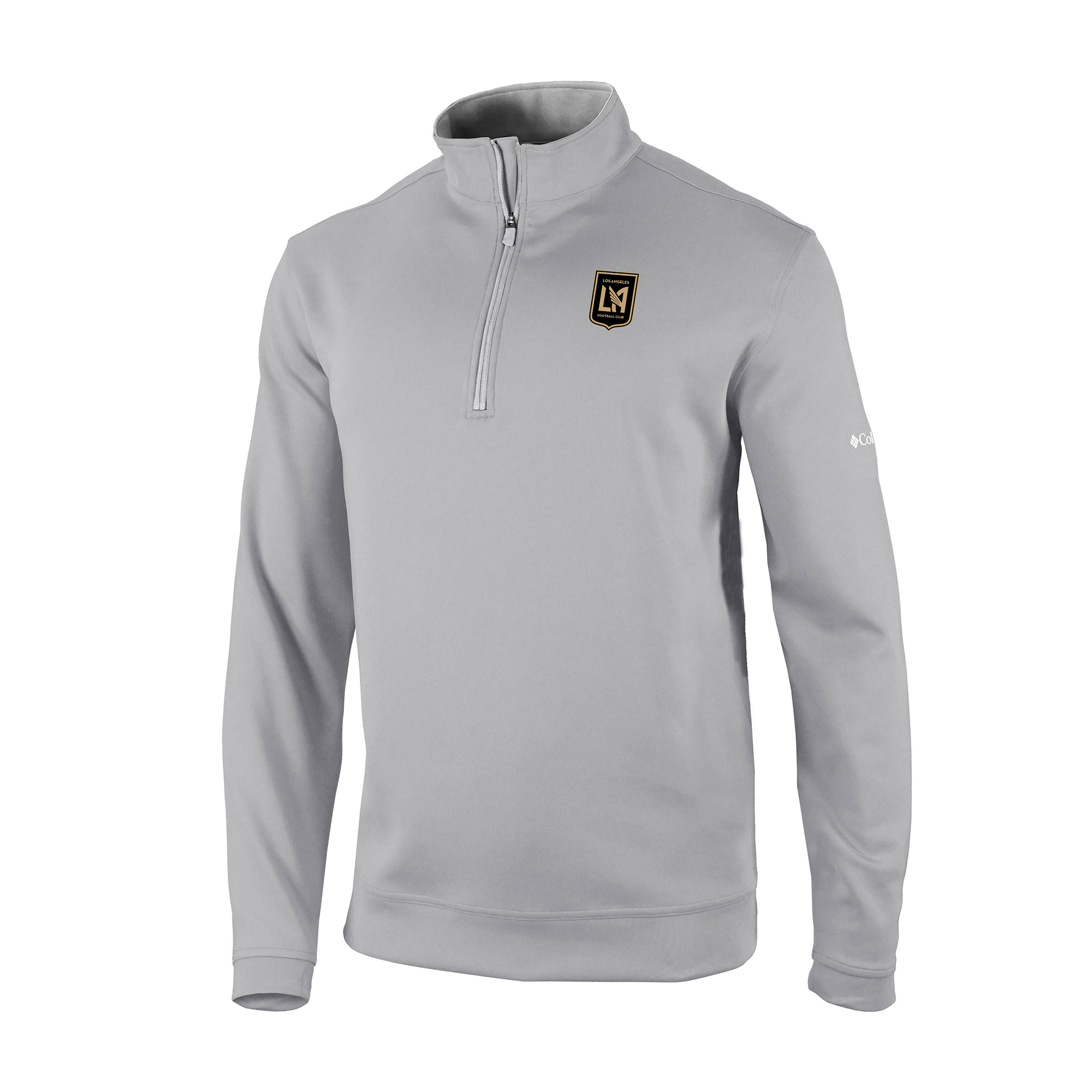 Men’s Columbia Gray LAFC Wickhams Hills Omni-Wick Quarter-Zip Pullover Men’s Columbia Gray LAFC Wickhams Hills Omni-Wick Quarter-Zip Pullover