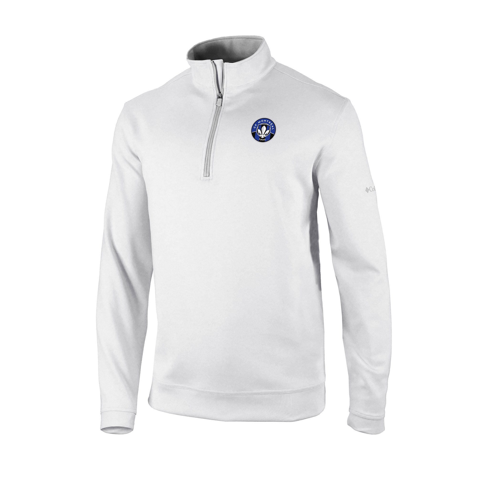 Men’s Columbia White CF Montreal Wickhams Hills Omni-Wick Quarter-Zip Pullover Men’s Columbia White CF Montreal Wickhams Hills Omni-Wick Quarter-Zip Pullover