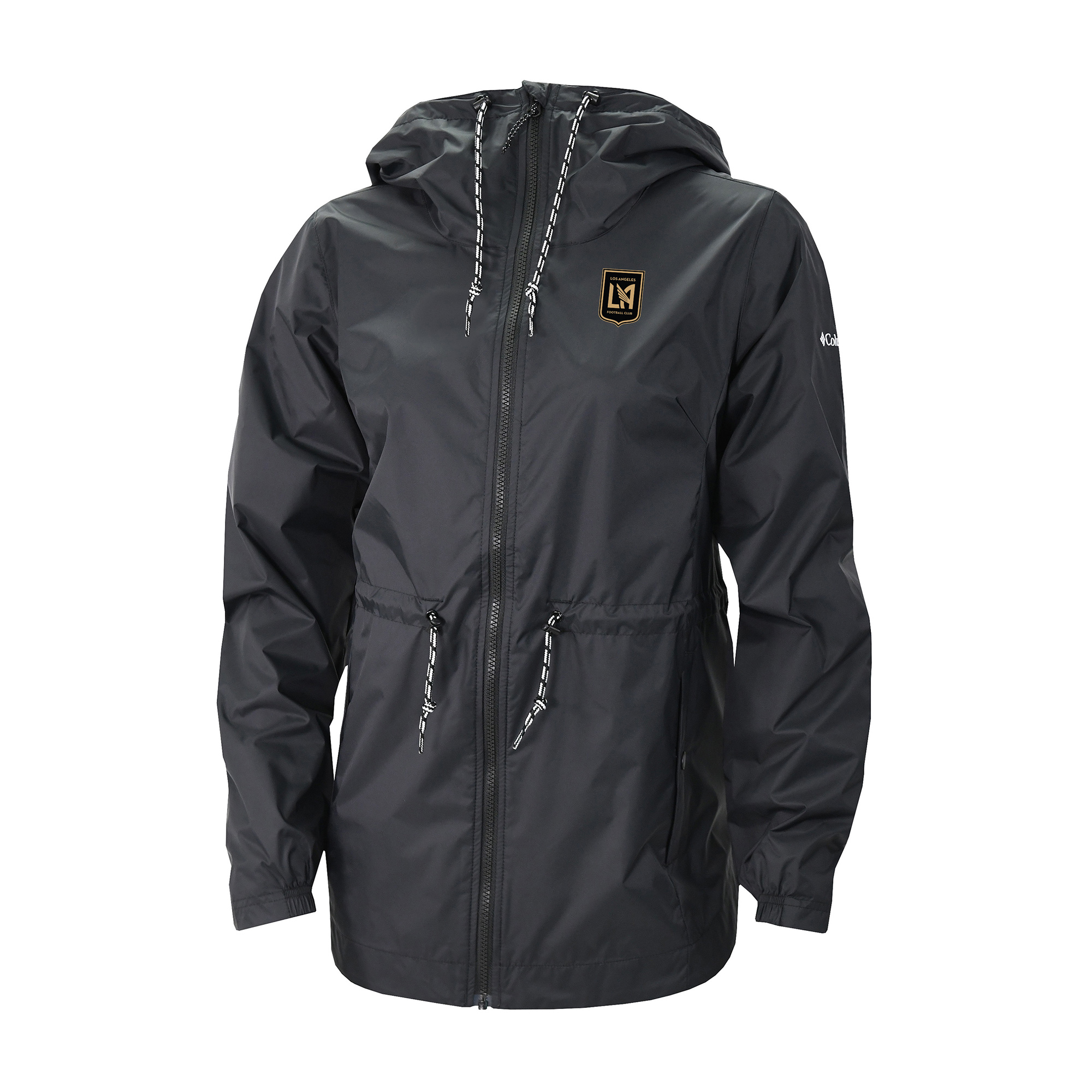 Women’s Columbia Black LAFC Lily Park Full-Zip Rain Jacket Women’s Columbia Black LAFC Lily Park Full-Zip Rain Jacket