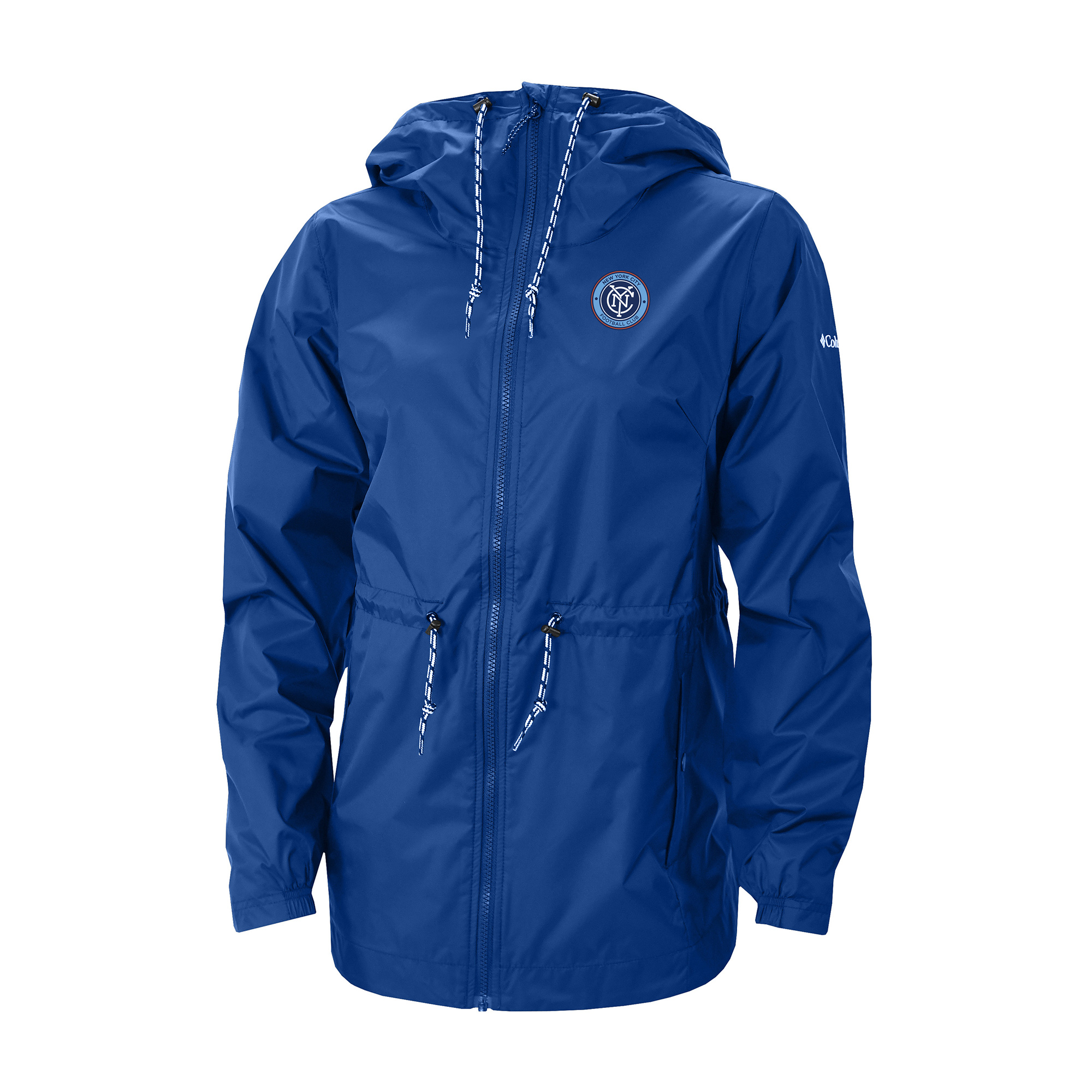 Women’s Columbia Navy New York City FC Lily Park Full-Zip Rain Jacket Women’s Columbia Navy New York City FC Lily Park Full-Zip Rain Jacket